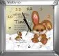 Preview: Geburtsuhr Hase