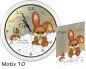 Preview: Häschenuhr Geschenk Geburt