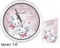 Preview: Hase Geburt weiss Uhr