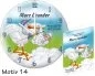 Preview: Geschenk Geburt: Moderne rahmenlose Geburtsuhr