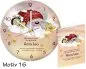 Preview: Geschenk Geburt: Moderne rahmenlose Geburtsuhr