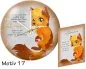 Preview: Geschenk Geburt: Moderne rahmenlose Geburtsuhr