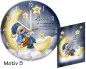 Preview: Geschenk Geburt: Moderne rahmenlose Geburtsuhr