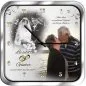 Preview: Goldhochzeit Geschenkidee Fotouhr