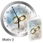 Preview: Geschenkset Hochzeitsuhr Motiv 3