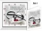 Preview: Zur Rubinhochzeit - persönliches Geschenk mit Namen der Eheleute