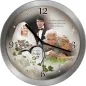 Preview: besonderes Geschenk Fotouhr zur Silberhochzeit