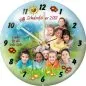 Preview: Zum Kindergartenabschied - Wanduhr mit Kuppelglasabdeckung - modern und zeitlos-elegant