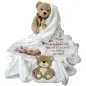 Preview: Babydecke mit Name zur Taufe