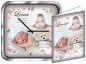 Preview: Geschenkeset zur Geburt: Uhr und Karte im selben Design
