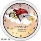 Preview: Geschenk zur Taufe - Taufuhr weiss mit Namen des Kindes