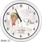 Preview: Taufgeschenk Schutzengel Uhr mit Namen und Taufdatum