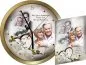 Preview: Wanduhr in Messingoptik als Geschenk zum 40. Hochzeitstag
