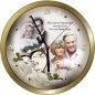 Preview: Messingfarbene Wanduhr als Geschenk zur Rubinhochzeit