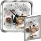 Preview: Geschenke zur Silberhochzeit - Uhr & Karte im Set