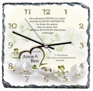 17. Hochzeitstag Orchideenhochzeit Geschenk