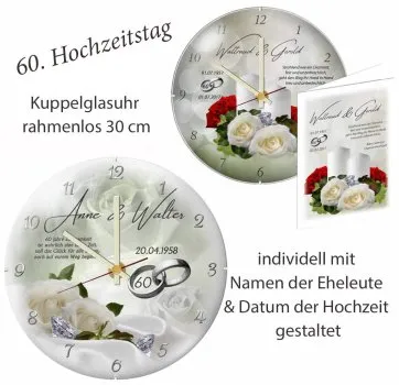 Diamantene Hochzeit Geschenk