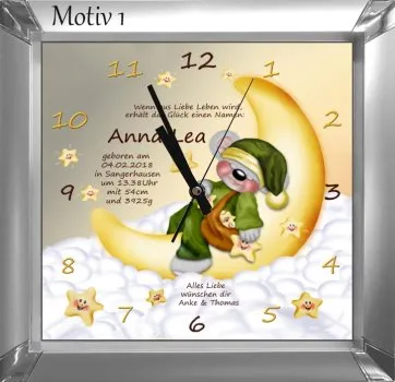 Motiv 1 Geburtsuhr