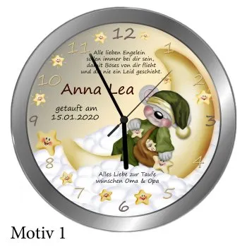 Taufgeschenk Taufuhr Mondteddy