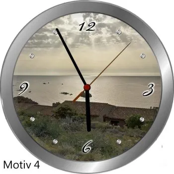 Geschenk Wanduhr mit Wunschbild und Wunschtext als Geschenk