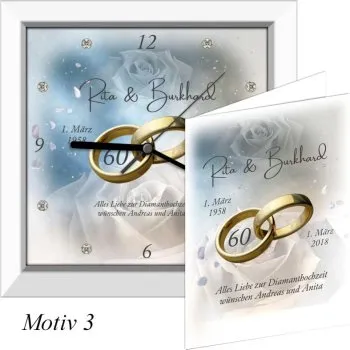 Das Bildgeschenk zur Diamantenen Hochzeit