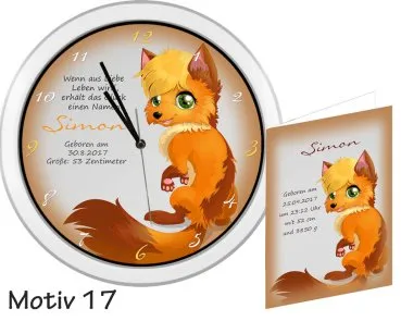 Kleiner Fuchs Geburtsuhr