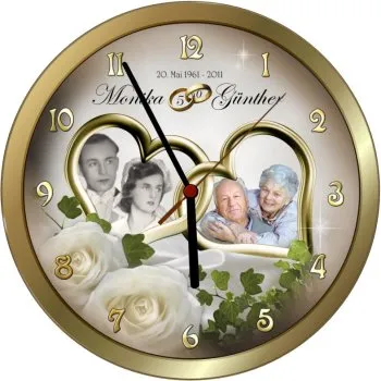 Beispieluhr Goldene Hochzeit
