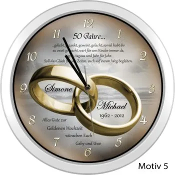 50. Hochzeitstag - ein Geschenk zur Goldenen Hochzeit