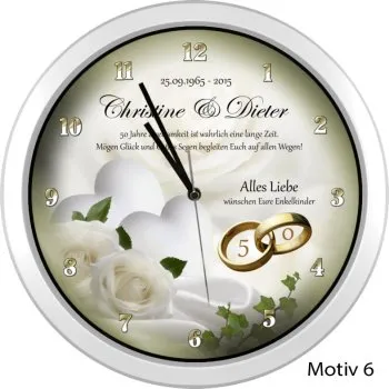 50. Hochzeitstag - ein Geschenk zur Goldenen Hochzeit