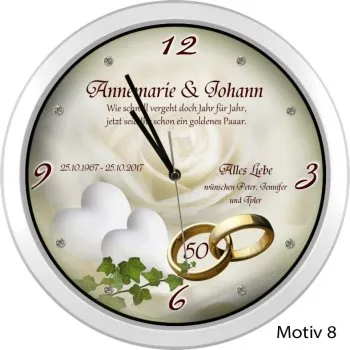 50. Hochzeitstag - ein Geschenk zur Goldenen Hochzeit