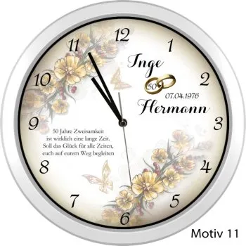 50. Hochzeitstag - ein Geschenk zur Goldenen Hochzeit