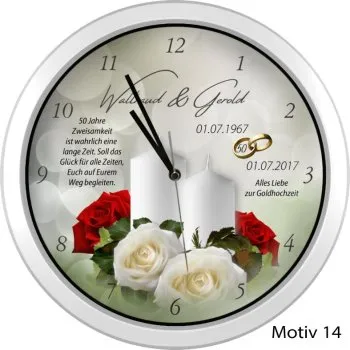 50. Hochzeitstag - ein Geschenk zur Goldenen Hochzeit