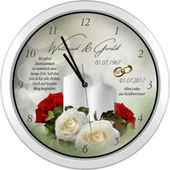 50. Hochzeitstag - ein Geschenk zur Goldenen Hochzeit