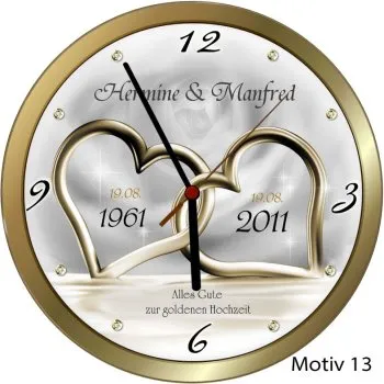 Goldhochzeit Uhr Mo 13