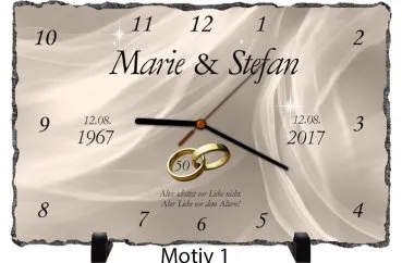 Geschenke zur Goldhochzeit-50jähriges Ehejubiläum