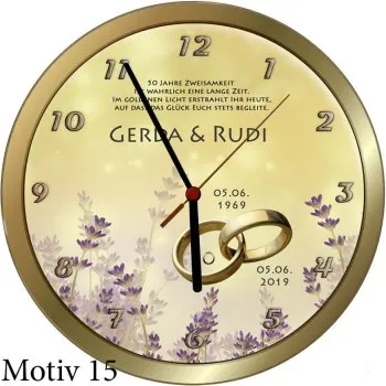Goldhochzeit Lavendel Gschenk Mo15