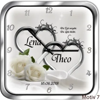 Modernes Hochzeitsgeschenk Uhr 7
