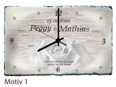 Besonderes Hochzeitsgeschenk Hochzeitsuhr