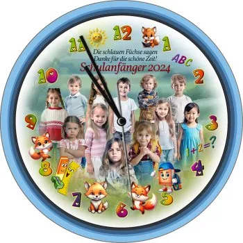 liebevoll gestaltete Kindergarten-Abschiedsuhr ist ein besonderes Dankeschön