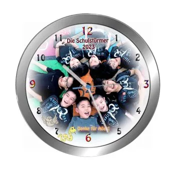 Geschenk Kita Abschied Fotouhr