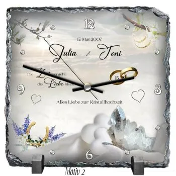 Geschenk zur Kristallhochzeit