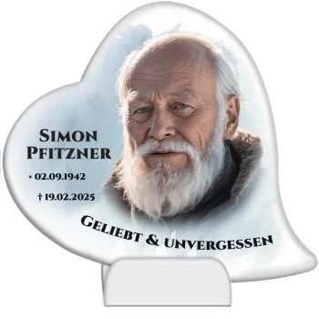 wetterfestes Foto Herz