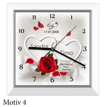 10. Hochzeitstag - persönliches Geschenk mit Namen der Eheleute