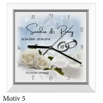 10. Hochzeitstag - persönliches Geschenk mit Namen der Eheleute