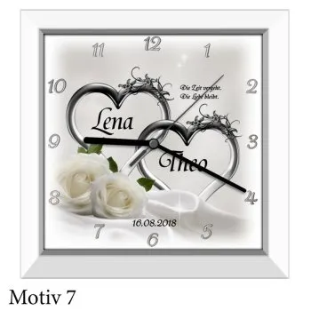 10. Hochzeitstag - persönliches Geschenk mit Namen der Eheleute