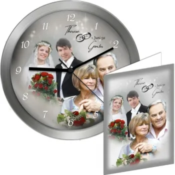 Silberhochzeit-Fotogeschenk zum 25 Hochzeitstag