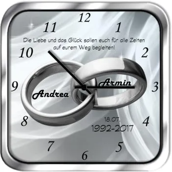 Geschenk zum 25. Hochzeitstag