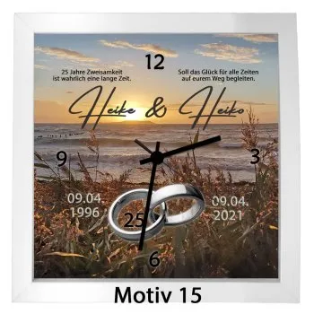 Bild/Collage als Geschenk zur Silberhochzeit