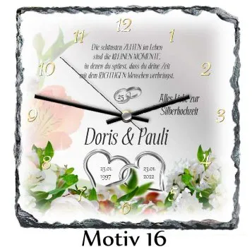 Persönliches Geschenk zur Silberhochzeit