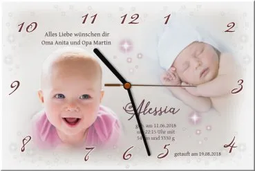 Traumhaftes Geschenk zur Geburt - direkt bedruckt - 20x28 cm